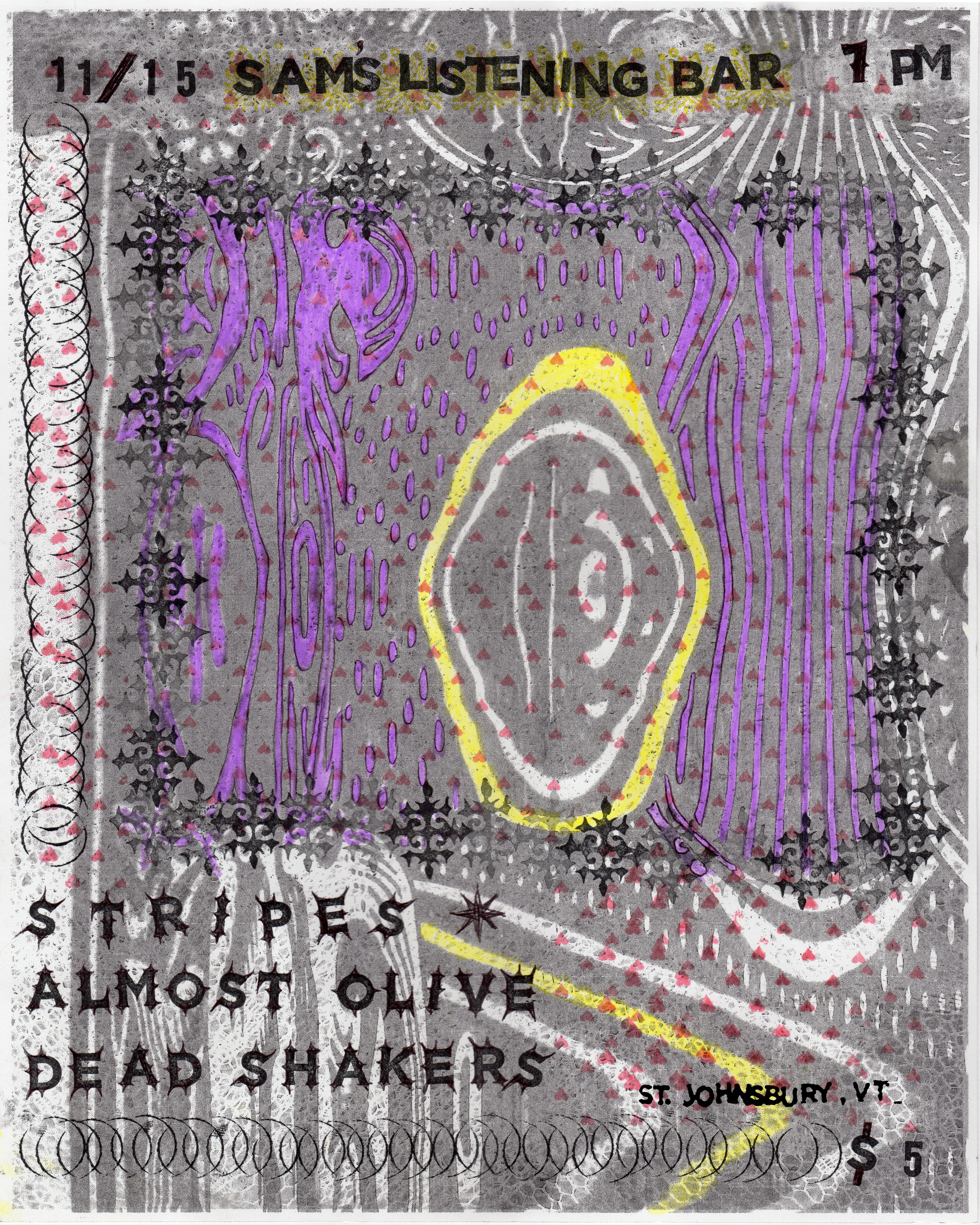Almost Olives, The Stipes and Dead Shakes at Sam's on Nov 15th at 7pm