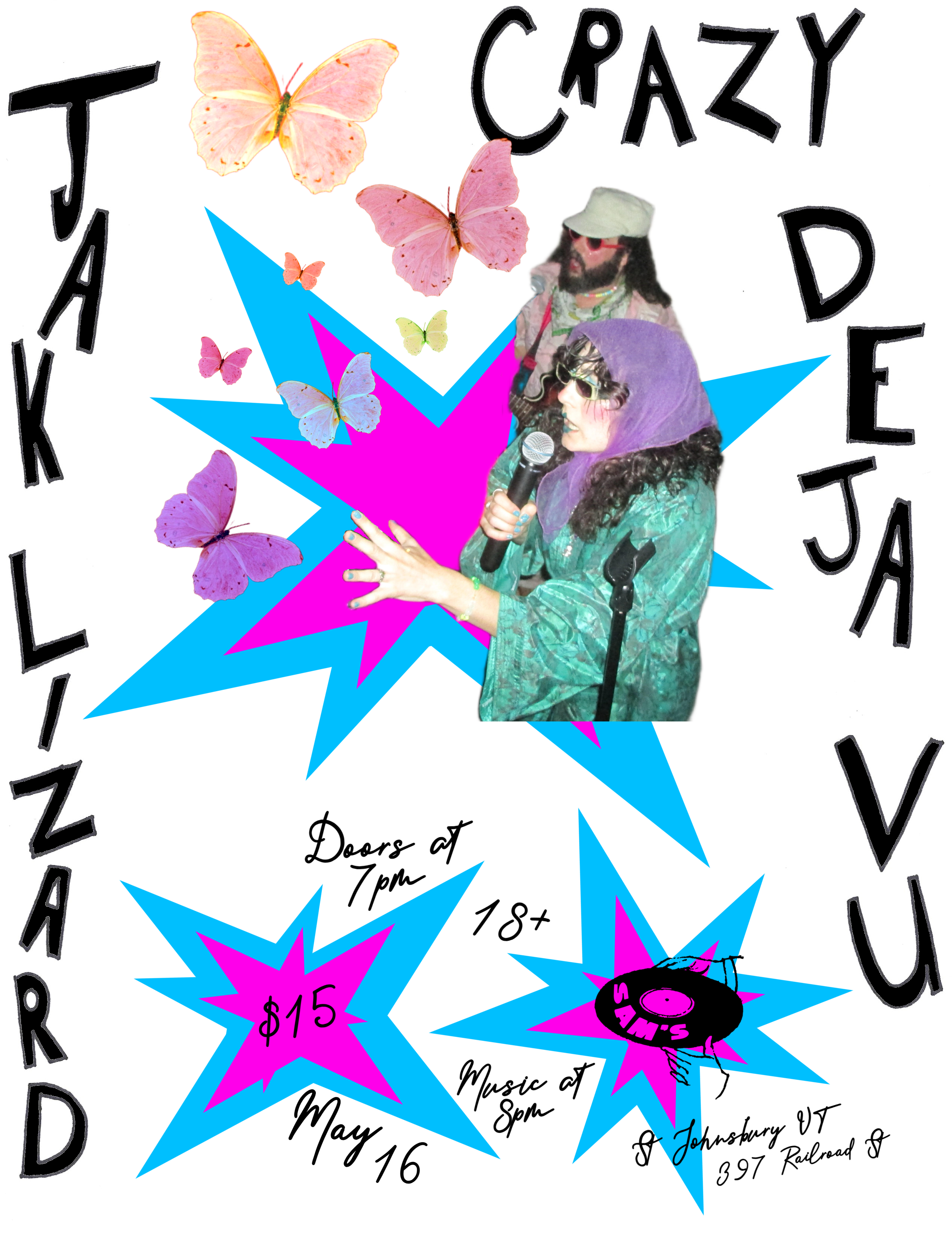 Crazy Deju Band and Jax Lounge Lizards May 16th 7pm $15